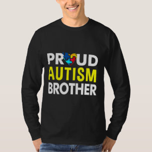 Autism Awareness Proud Autism Brother T-Shirt