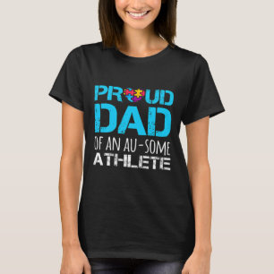 Autism Awareness Proud Autism Dad Autism T-Shirt