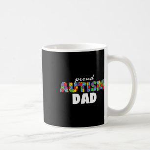 Autism Awareness Proud Dad Father Acceptance Men D Coffee Mug