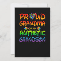 Autism Awareness Proud Grandma