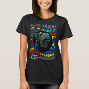 Autism Awareness Pug For Teacher Autism Moms Dad G T-Shirt