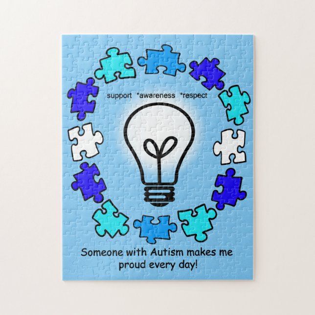 Autism Awareness Puzzle (Vertical)