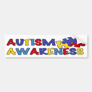 Autism Awareness Puzzle Bumper Sticker