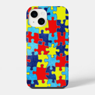 Autism Awareness-Puzzle by Shirley Taylor iPhone 14 Case