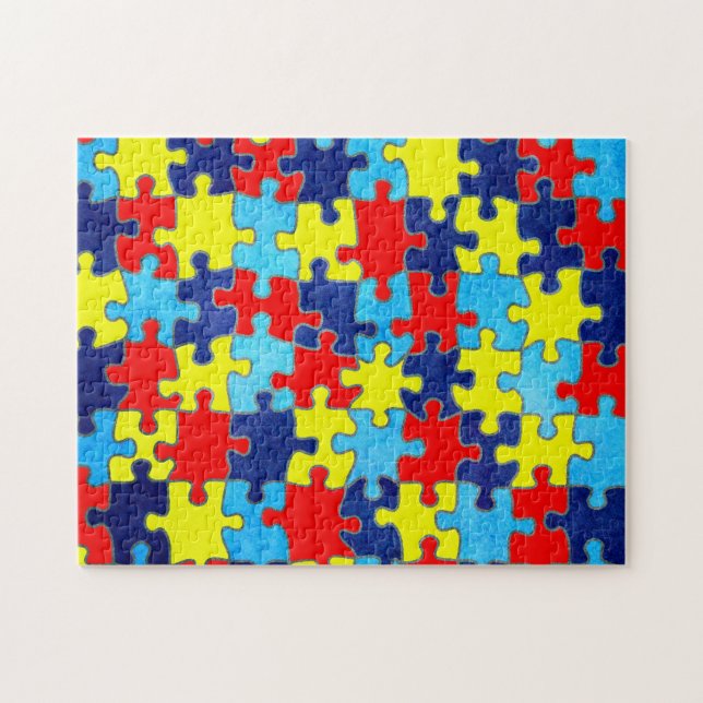 Autism Awareness-Puzzle by Shirley Taylor Jigsaw Puzzle (Horizontal)