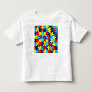 Autism Awareness-Puzzle by Shirley Taylor Toddler T-Shirt