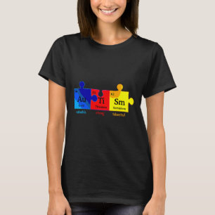 Autism Awareness Puzzle Chemical Element     T-Shirt