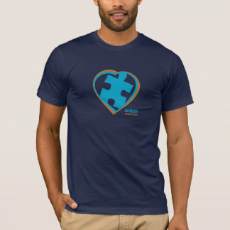 Autism Awareness Puzzle in Heart (BB) T-Shirt