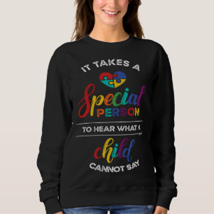 Autism Awareness Puzzle It Takes a Special Person Sweatshirt