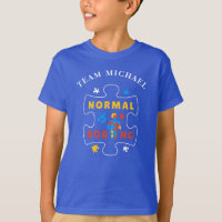 Autism Awareness Puzzle Normal is Boring Custom