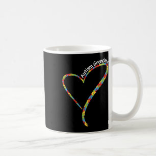 Autism Awareness Puzzle Of Heart Plus Size Coffee Mug