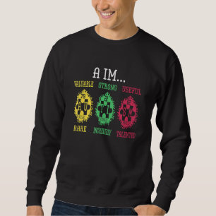 Autism Awareness Puzzle Periodic Table Elements Au Sweatshirt