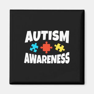 Autism Awareness Puzzle Piece Autistic Support Magnet