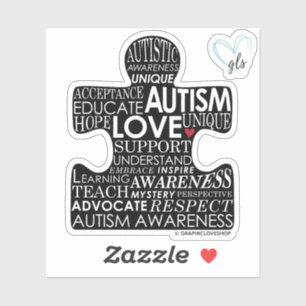 Autism Awareness Puzzle Piece © GraphicLoveShop