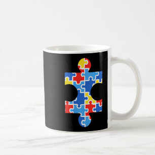 Autism Awareness Puzzle Piece Pocket Shirt Autisti Coffee Mug