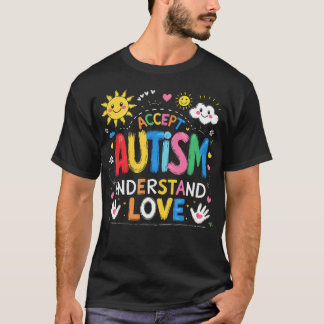 Autism Awareness Puzzle Piece Rainbow Always T-Shirt