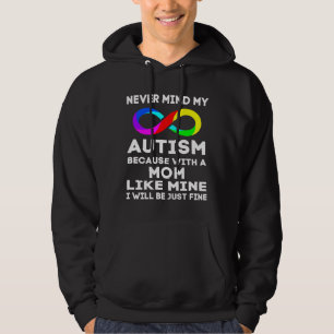 Autism Awareness Puzzle Piece Rainbow Infinity Sym Hoodie