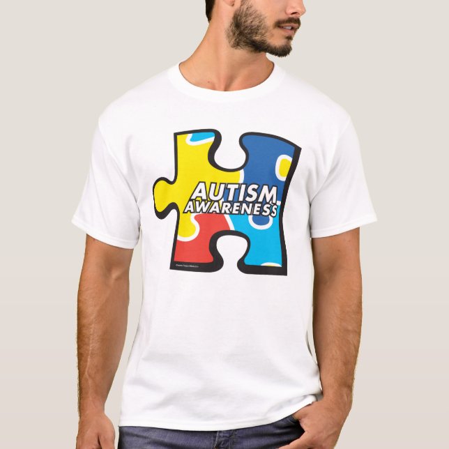 Autism Awareness Puzzle Piece T-shirt (Front)