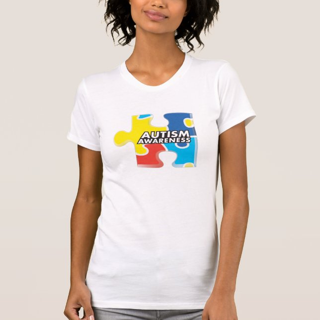 Autism Awareness Puzzle Piece T-shirt (Front)