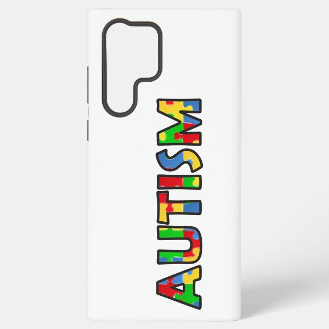 Autism Awareness Puzzle Samsung cell case (Back)