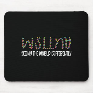 Autism Awareness Puzzle Seeing The World Different Mouse Pad
