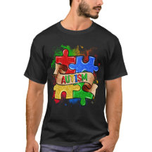 Autism Awareness Puzzle T-shirt 
