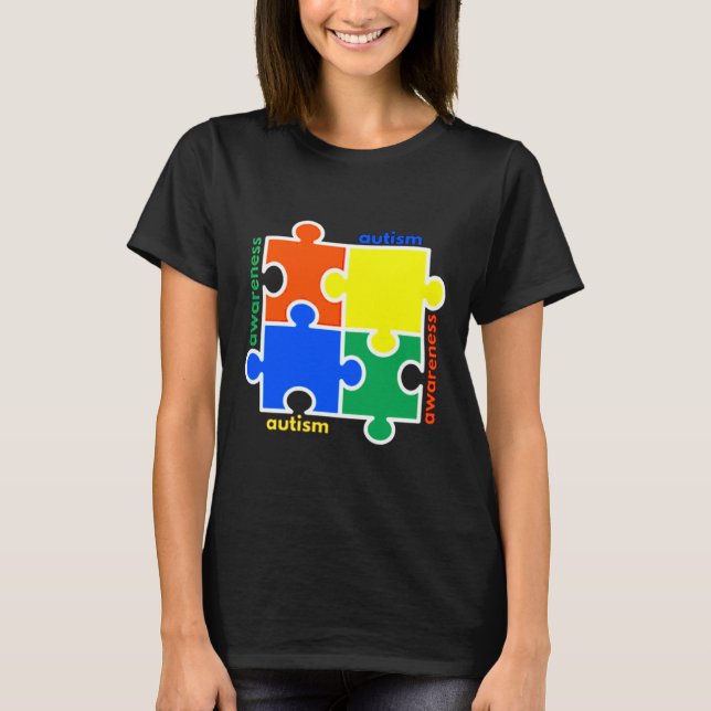 Autism Awareness Puzzle         T-Shirt (Front)