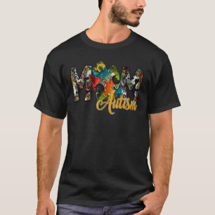 Autism Awareness Puzzles Autism Mum Western Cowhid T-Shirt