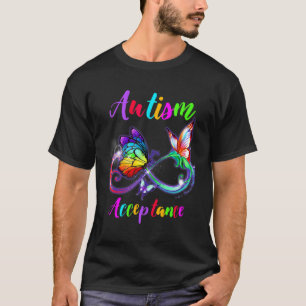 Autism Awareness Red Instead Infinity Acceptance B T-Shirt