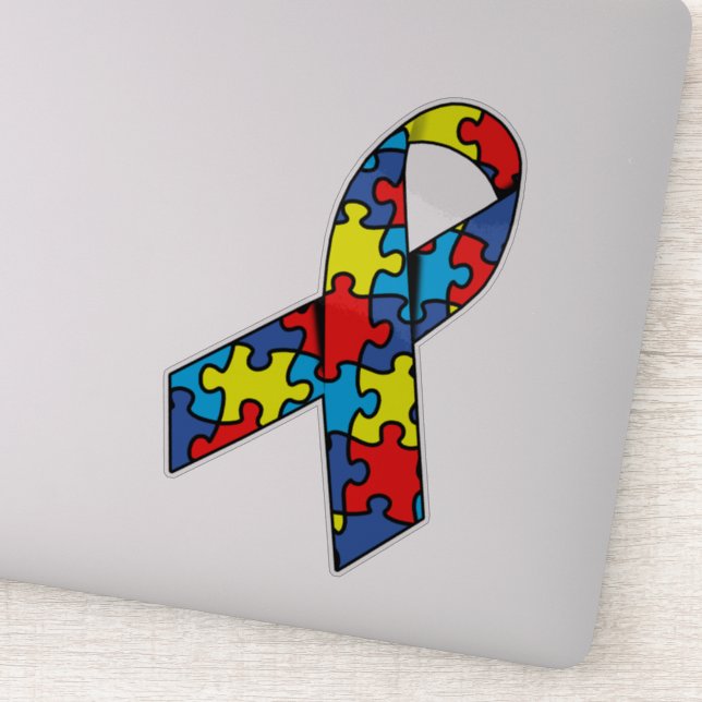Autism Awareness Ribbon (Detail)