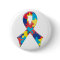 Autism Awareness Ribbon A4