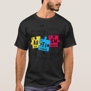 Autism Awareness s Men Boys Periodic Table Element T-Shirt