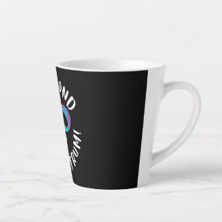 Autism Awareness - see beyond the spectrum Latte Mug