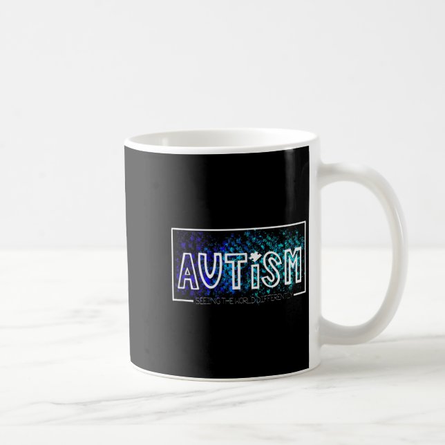 Autism Awareness - Seeing the World Differently Coffee Mug (Right)