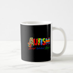 Autism Awareness Shirt Accept Understand Love Coffee Mug
