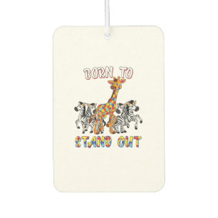 Autism Awareness Shirt Boys Born To Stand Out Gira Car Air Freshener