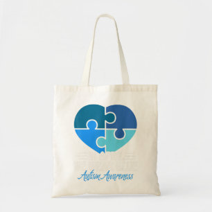 Autism Awareness Shirt In April we Wear Blue Autis Tote Bag