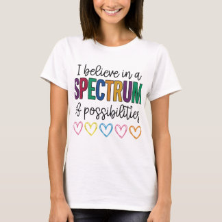 Autism Awareness Shirt, Spectrum of Possibilities T-Shirt