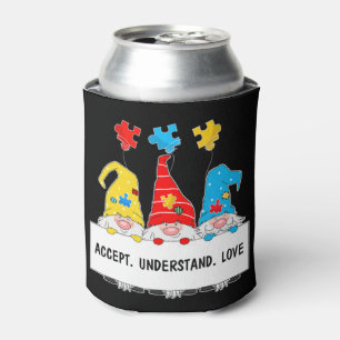Autism Awareness shirts gifts for moms,dads,sons,d Can Cooler