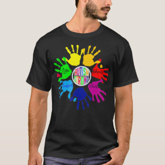 Autism Awareness  Sign Language Hand Puzzle summer T-Shirt