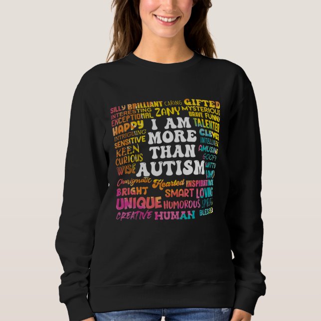 Autism Awareness Solidarity and Neurodiversity  3 Sweatshirt (Front)