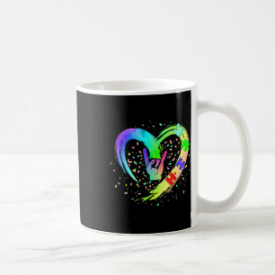 Autism Awareness Special Ed Teacher Asl Sign Langu Coffee Mug