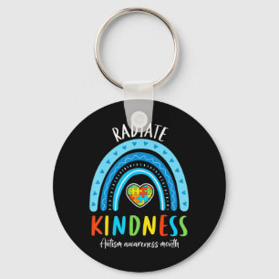 Autism Awareness Special Ed Teacher Radiate Kindne Key Ring