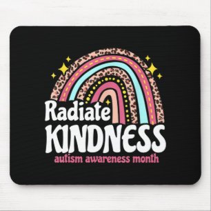 Autism Awareness special ed teacher radiate kindne Mouse Pad
