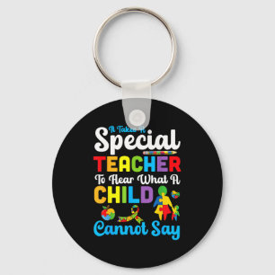Autism Awareness Special Education Teacher Sped Su Key Ring