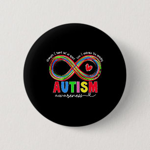 Autism Awareness Strength And Heart Set Us Apart 5 6 Cm Round Badge