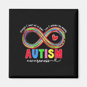 Autism Awareness Strength And Heart Set Us Apart 5 Magnet
