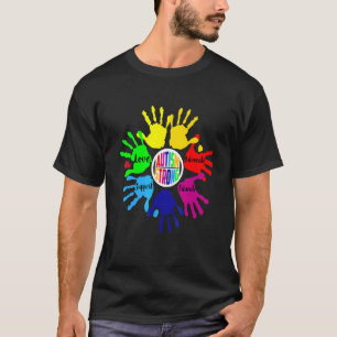 Autism Awareness Strong Love Support Educate Advoc T-Shirt