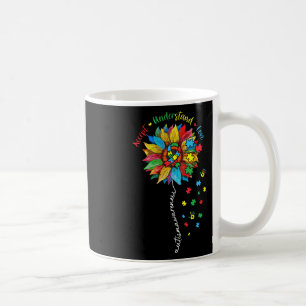 Autism Awareness Sunflower Accept Understand Love  Coffee Mug