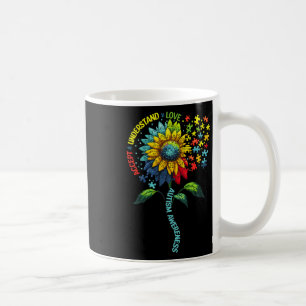 Autism Awareness Sunflower Accept Understand Love Coffee Mug